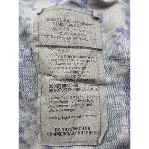 USMC MARPAT Combat Pants Mens Small Regular Camouflage Military Woodland